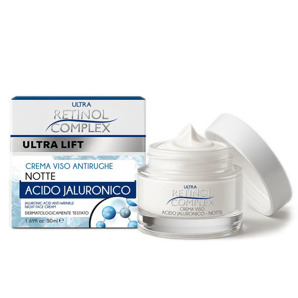 Crema viso antirughe rimpolpante Retinol