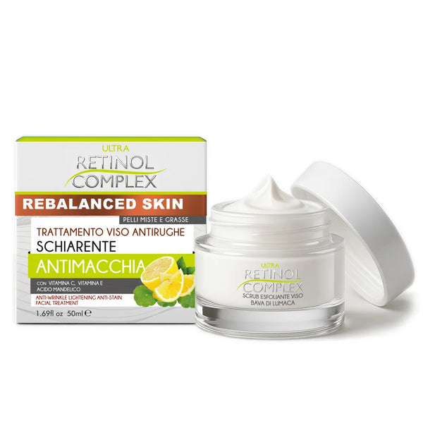 Trattamento viso antirughe schiarente Retinol