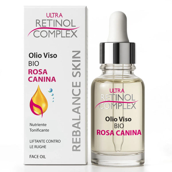 Olio viso rosa canina Retinol