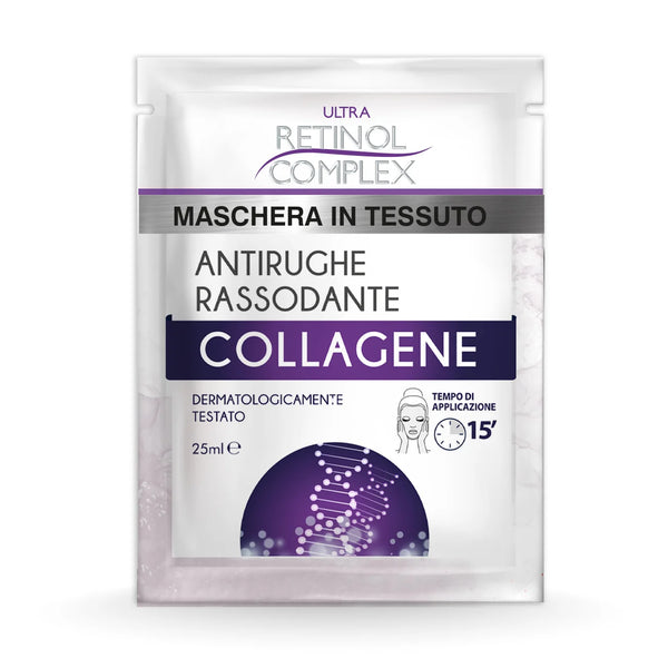 MASCHERA VISO IN TESSUTO CON COLLAGENE 25ml