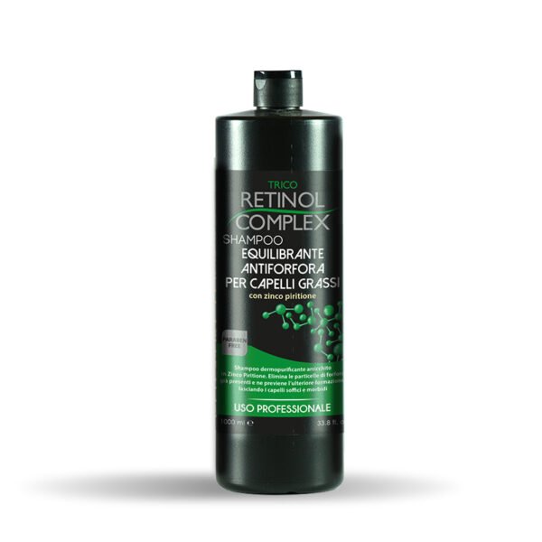 Shampoo antiforfora per capelli grassi Retinol