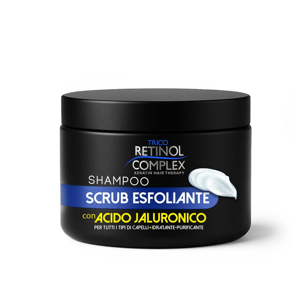 Shampoo scrub esfoliante Retinol
