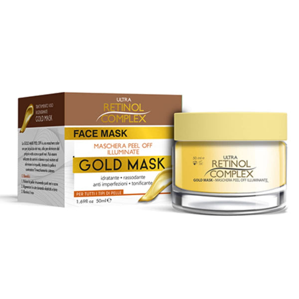 Maschera Gold peel off illuminante Retinol