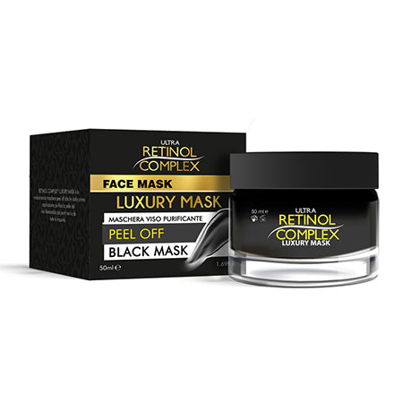 Maschera viso purificante black Retinol