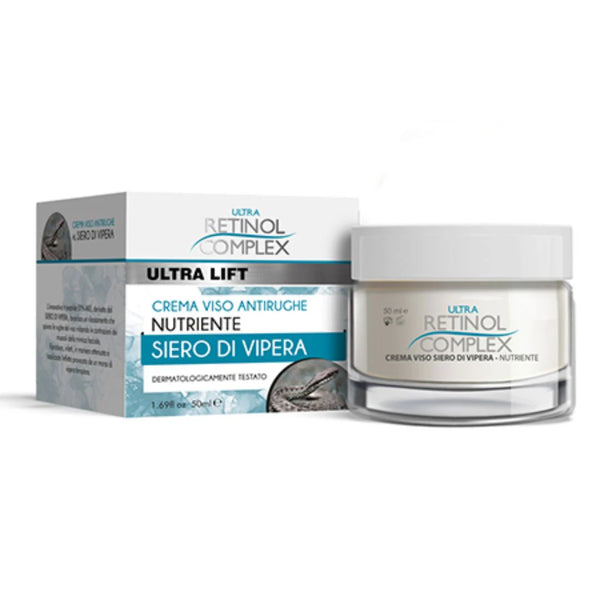 Crema viso antirughe siero vipera Retinol