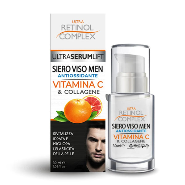 Siero viso men vitamina C Retinol