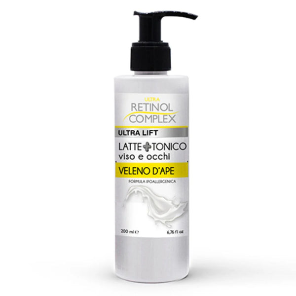 Latte tonico viso e occhi veleno d'ape Retinol