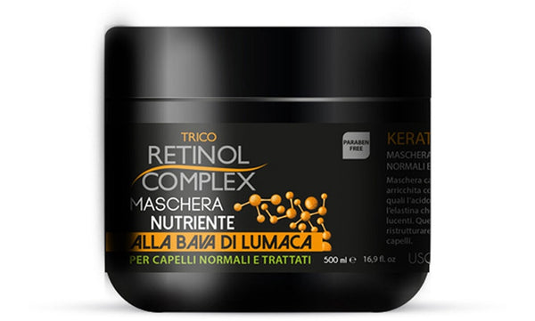 Maschera alla bava di lumaca per capelli normali Retinol