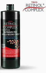 Shampoo capelli secchi e crespi Retinol