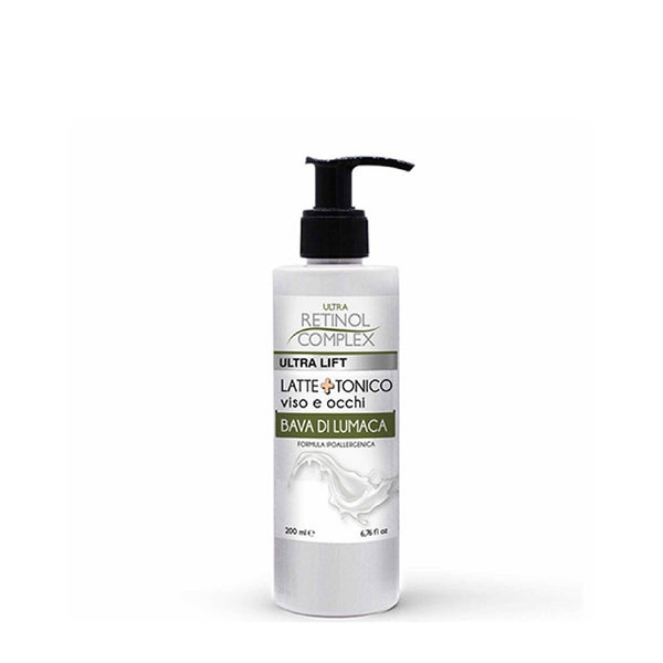 Latte tonico viso e occhi bava di lumaca Retinol