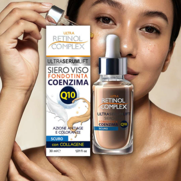 Siero viso fondotinta scuro Retinol