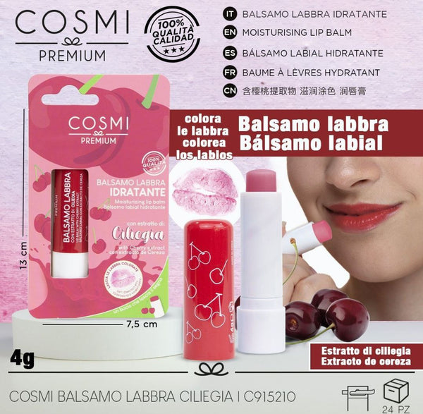 Balsamo labbra ciliegia Cosmi