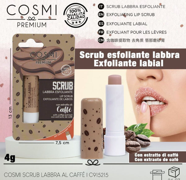 Scrub esfoliante labbra caffe' Cosmi