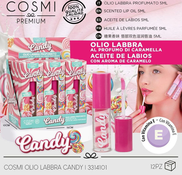 Olio labbra profumato candy Cosmi