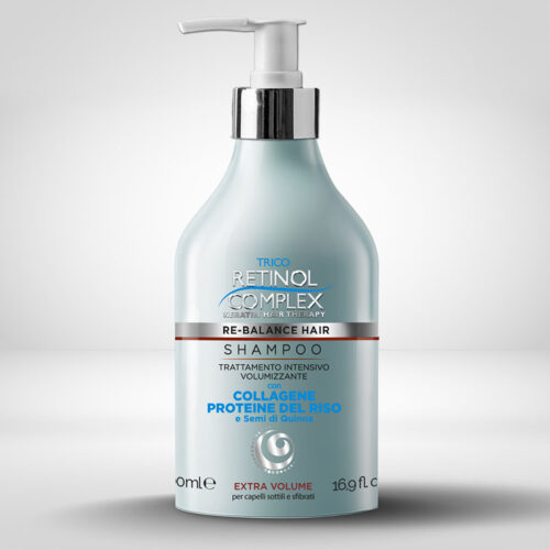 Shampoo collagene proteine del riso Retinol