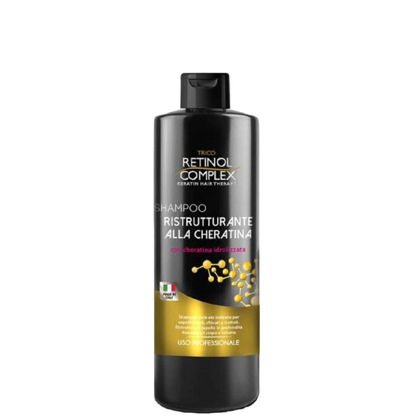 Shampoo ristrutturante alla cheratina Retinol
